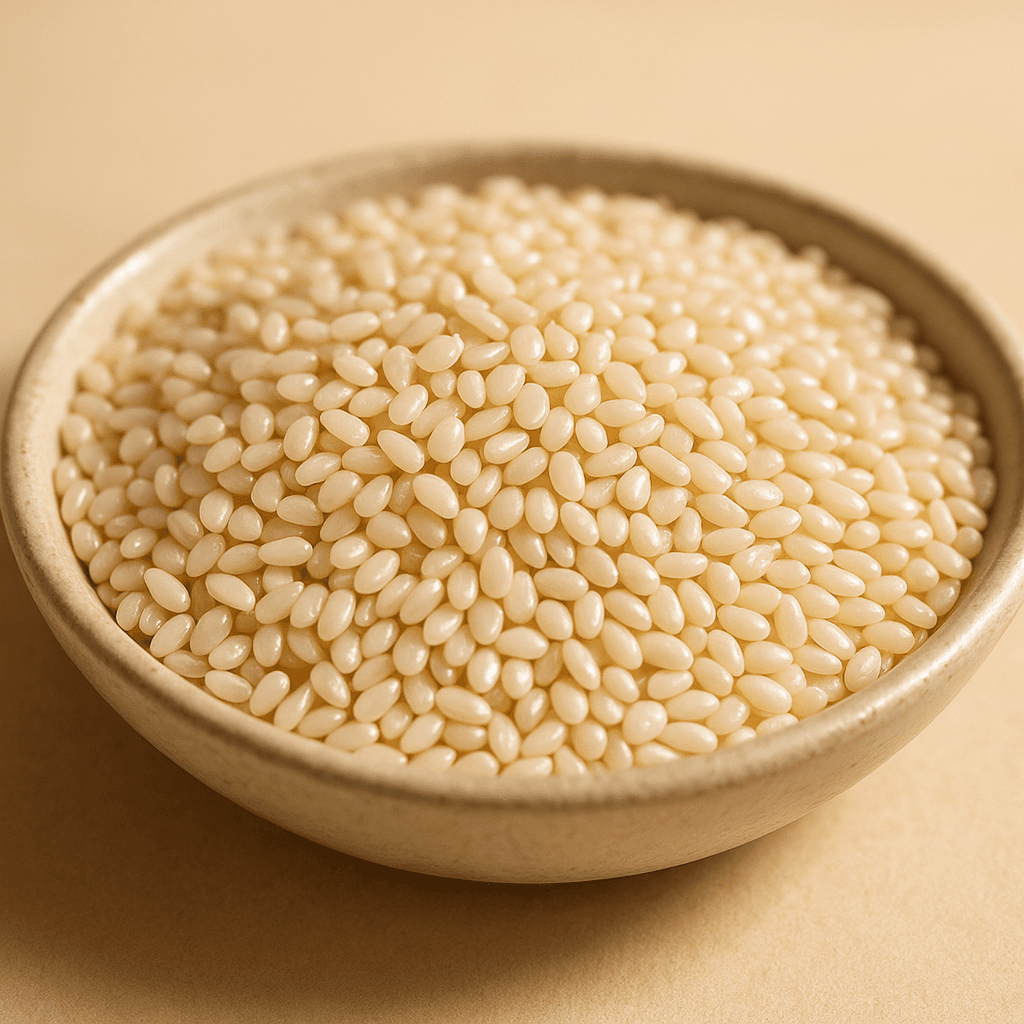 Hulled White Sesame Seeds 99.98% — Wholesale