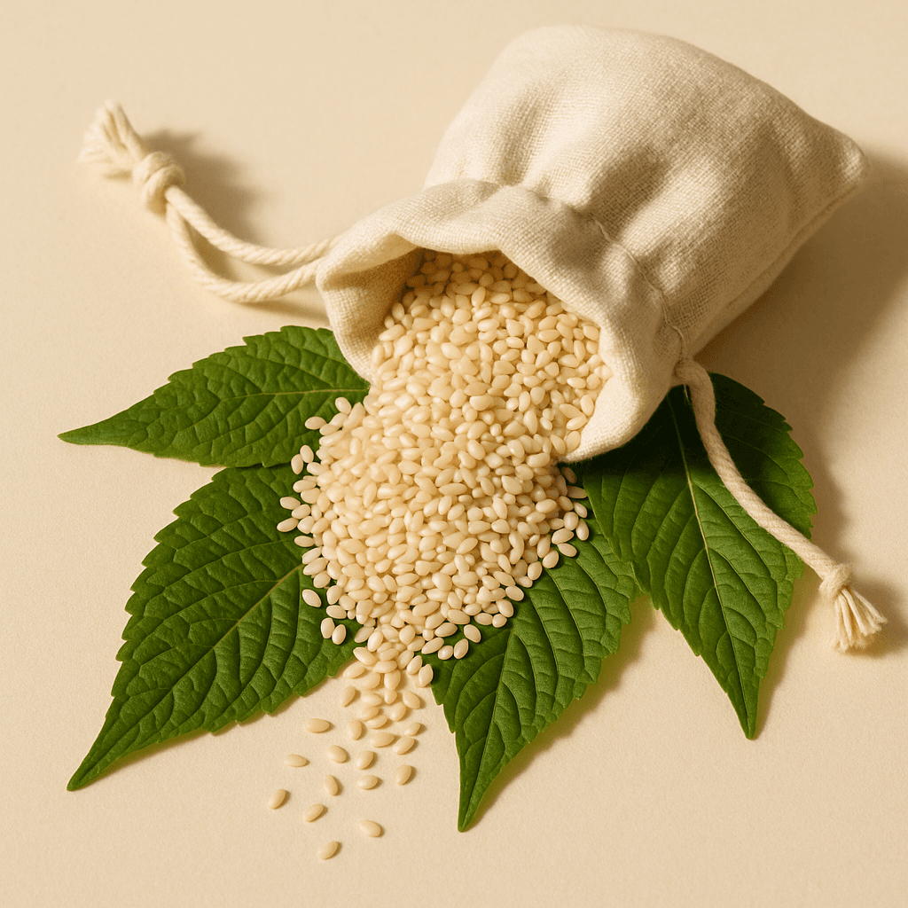 Organic Natural White Sesame Seeds — Wholesale